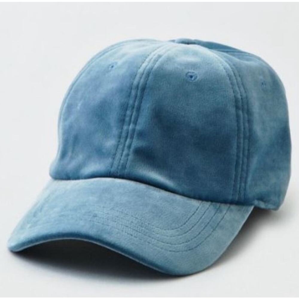 American Eagle Outfitters Velvet Elegant Blue Unisex Baseball Hat Cap